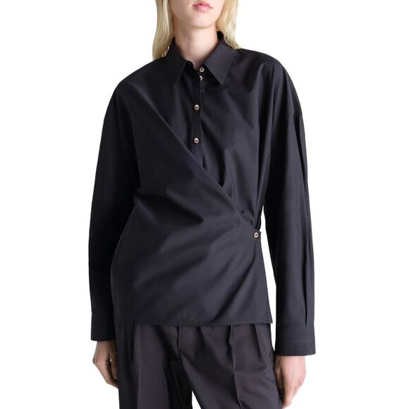 Lemaire Women Twisted Cotton Shirt